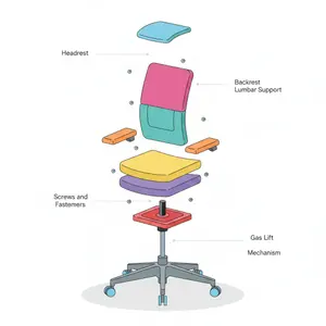 Minimalist Exploded View Industrial Design Diagram - Nano Banana Pro AI Prompt for Infographic / Edu Visual