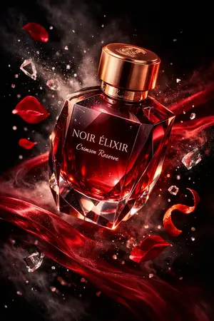 Luxury Fragrance Advertising Photography Prompt - Nano Banana Pro AI Prompt for Product Marketing
