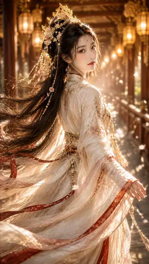 Ancient Chinese Fantasy Female Portrait
