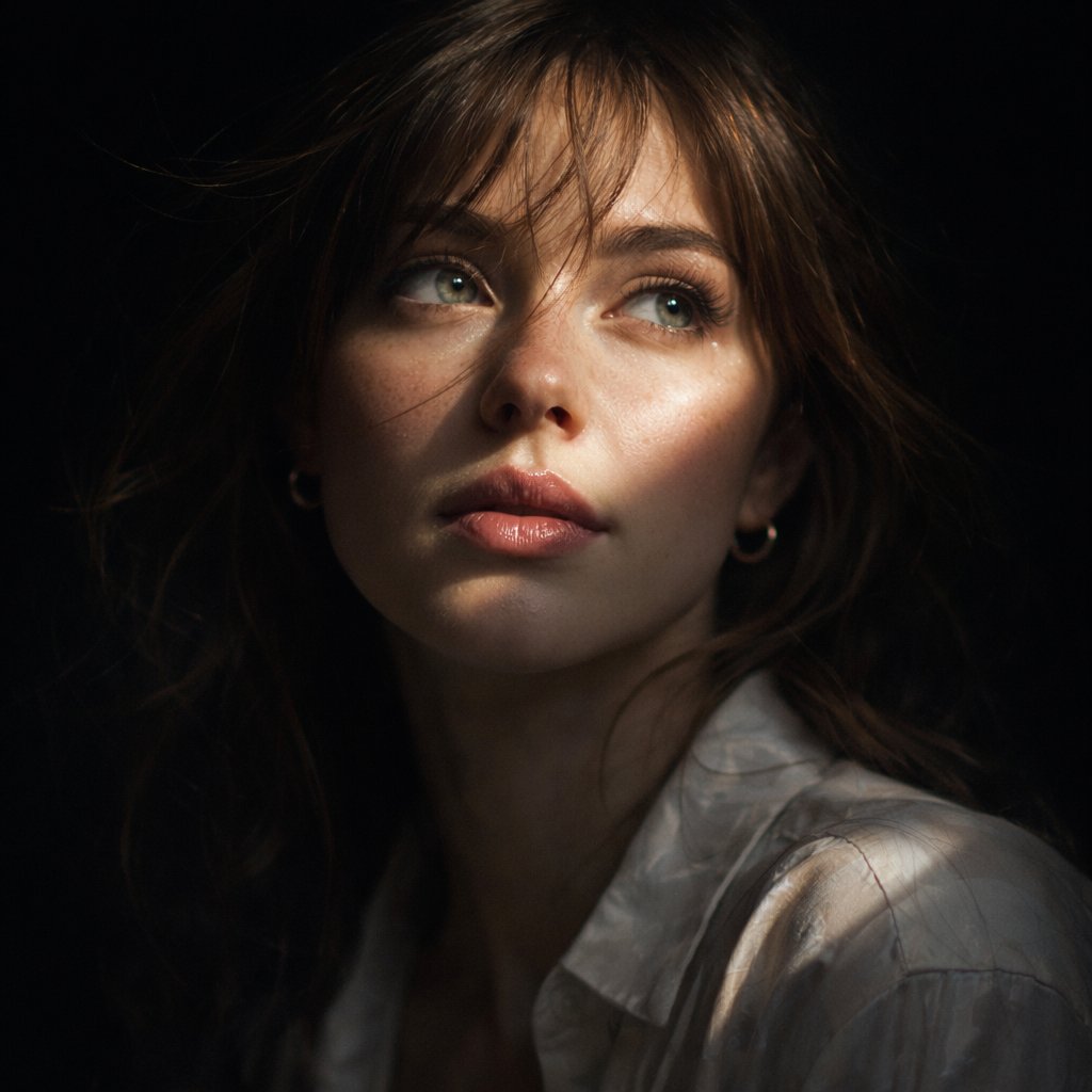 Cinematic Chiaroscuro Portrait