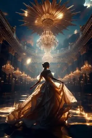 Ultimate Masterpiece Ballroom Scene Video Prompt