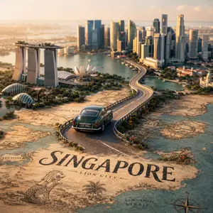Tilt-Shift City Map Scene