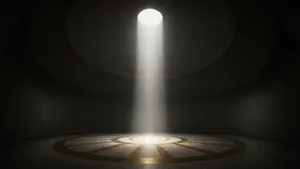 Cinematic Circular Chamber Spotlight