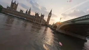 Cinematic Scene of London in Bloom
