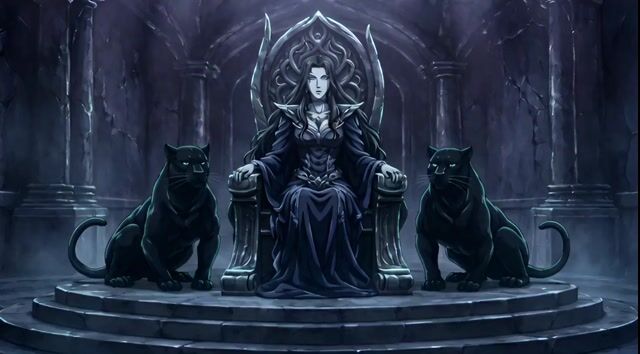 Conan the Barbarian Style Queen with Panthers Video Prompt