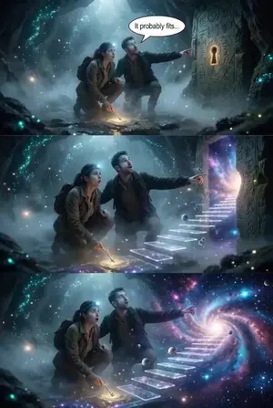 Galaxy Explorers Glowing Key