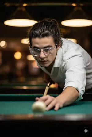 Cinematic Ultra-Realistic Billiards Shot