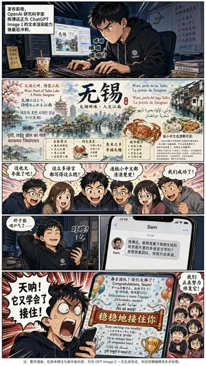 Detailed multilingual Chinese manga prompt