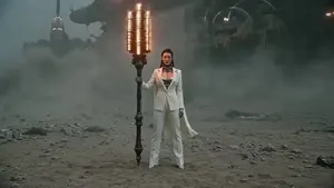 Seedance 2.0 Prompt: Gothic Mech Battle on a Desolate Beach