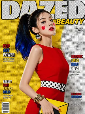 Luxury Pop-Art Beauty Magazine Cover
