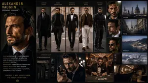Hollywood Spy-Thriller Character Board