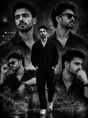 Cinematic Monochrome Portrait Collage - Nano Banana Pro AI Prompt for Poster / Flyer