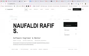Minimal Developer Portfolio Homepage