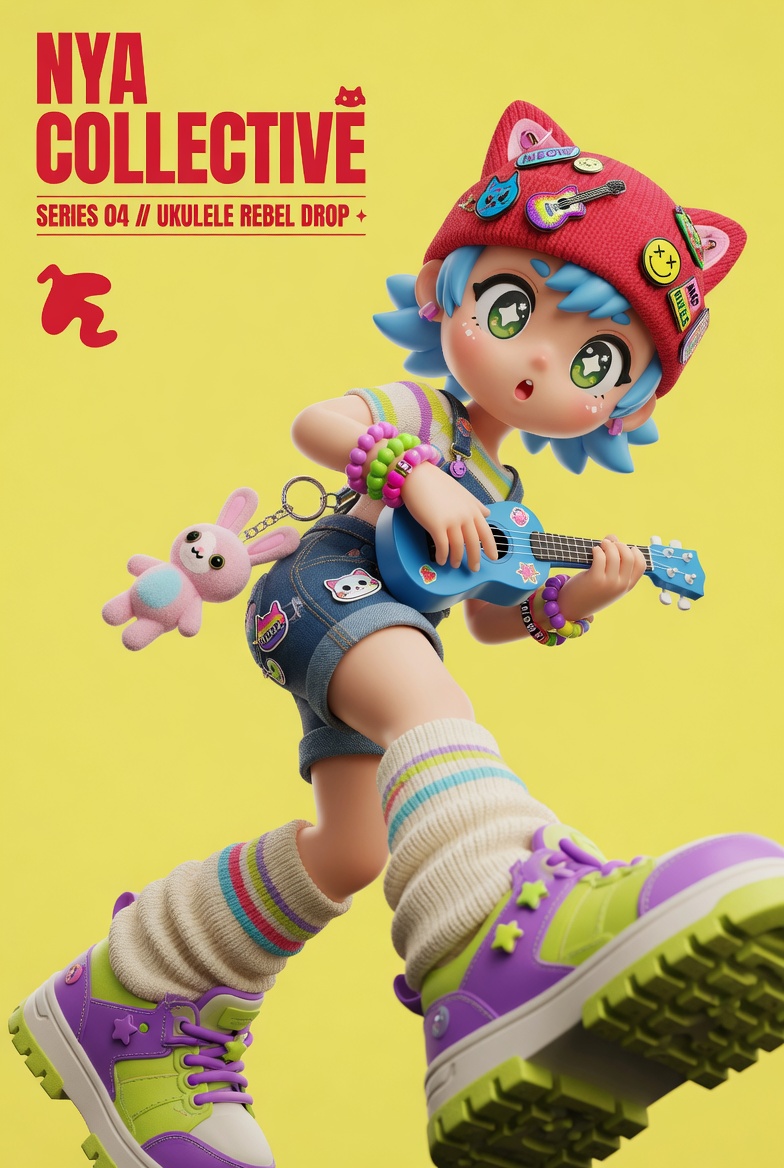 3D Designer Toy Poster