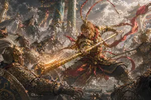 Epic Fantasy Monkey King Battle