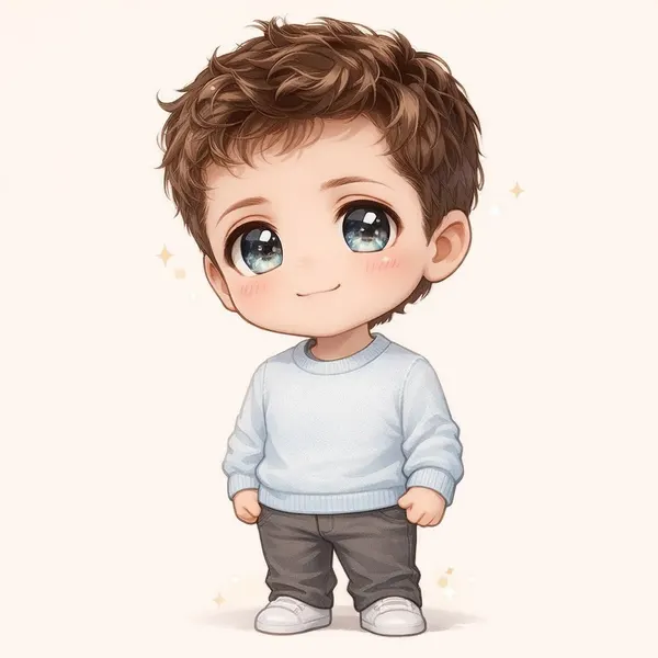 Chibi-Style Character Transformation — AI画像プロンプトの例