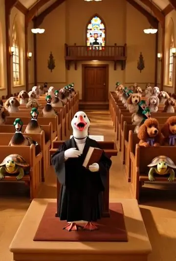 The Praying Paws Cinematic Scene — AI画像プロンプトの例