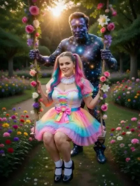 Exploding man and sad woman video prompt — AI Image prompt example