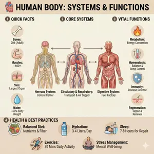 Ultra-Clean Anatomy Infographic Prompt