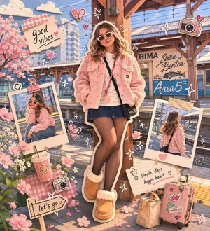 Kawaii Scrapbook and Paper-cut Diorama