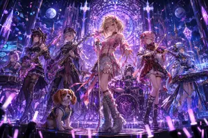 Fantasy Anime Rock Band Concert