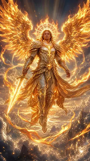 Fiery Angel Warrior