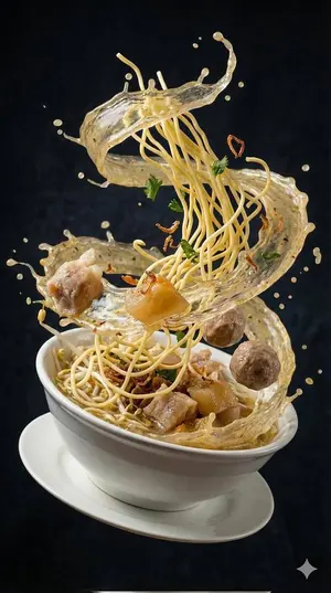 High-Speed Cinematic Food Splash Photography - Nano Banana Pro AI Prompt for Product Marketing