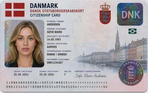 Algerian Identity Card Mockup