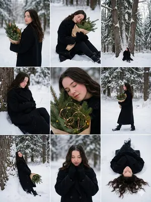 Ethereal Winter Forest Storyboard Prompt - Nano Banana Pro AI Prompt