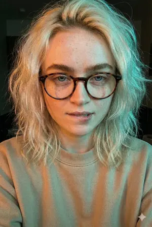 Moody Dual-Tone Selfie Portrait - Nano Banana Pro AI Prompt for Social Media Post