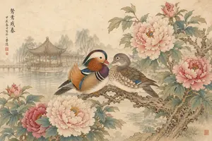 Traditional Chinese Ink Painting Style
