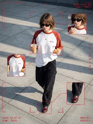 Cyber-Grunge Surveillance Fashion Editorial - Nano Banana Pro AI Prompt for Social Media Post
