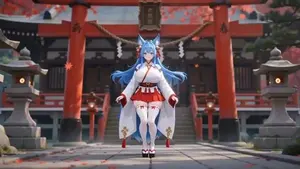 Detailed Seedance 2.0 prompt for a dancing fox girl