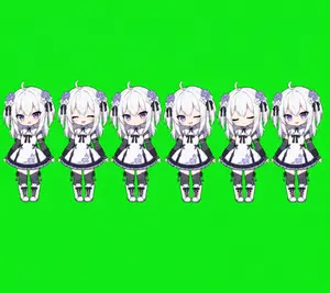 Chibi Desktop Pet Sprite Sheet