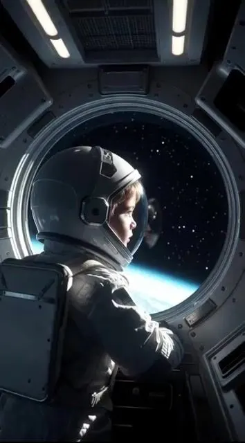 Cinematic Cosmos Zoom In — AI 이미지 프롬프트 예시