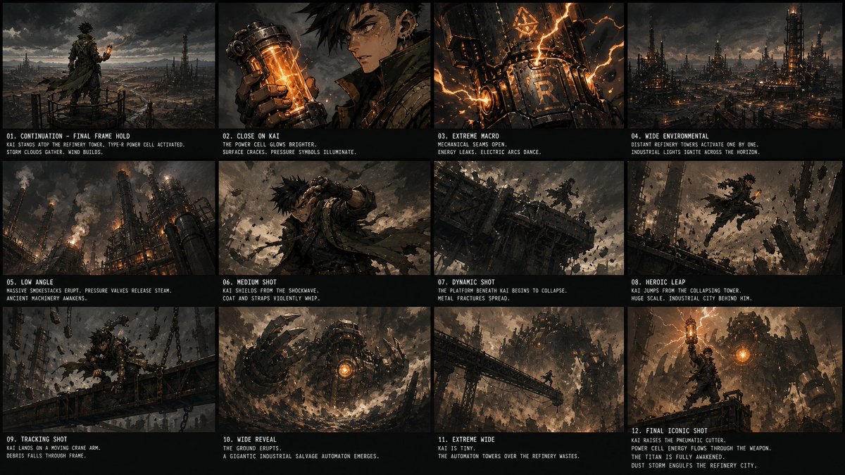Kai Industrial Titan Storyboard