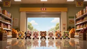 Chibi Baby Go-Kart Race Montage