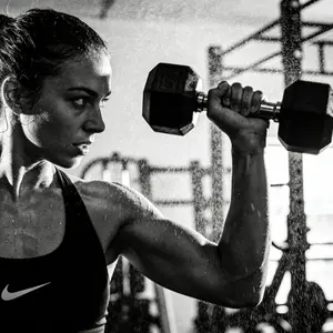 Intense Workout Monochrome