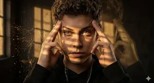 Chiaroscuro Psychic Concentration Portrait