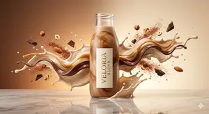 Luxury High-Speed Commercial Shake Photography Prompt - Nano Banana Pro AI Prompt for Product Marketing