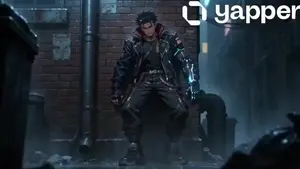 Gritty 90s Cyberpunk Anime Noir