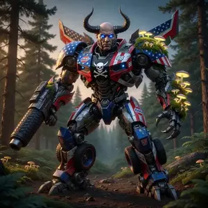NASCAR Transformer Robot Composite