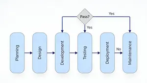 Professional SDLC Flowchart