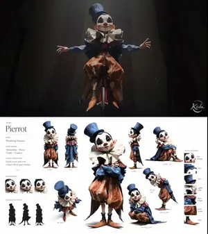 Melancholic Circus Performer Emotional Video