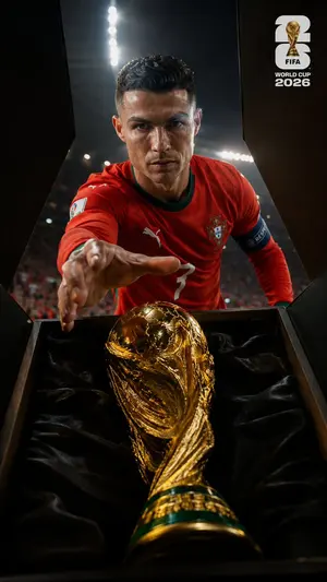 World Cup Trophy Reveal Perspective