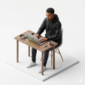 Isometric figurine generation prompt for Nano Banana Pro