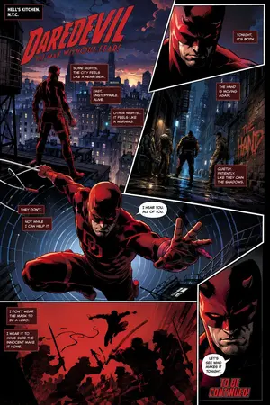 Gritty Superhero Comic Page