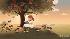 Whimsical Flower Cottage Meadow Animation