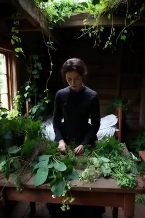 1800s Elven Cottage Scene