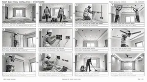 Room Installation Storyboard Sheet